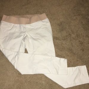 White Maternity Skinny Jeans